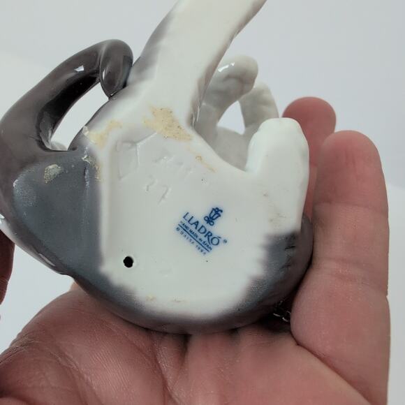 LLADRO Handmade in Spain Cat Mouse Porcelain Collectible Figurine 1994 Glossy - Picture 7 of 12